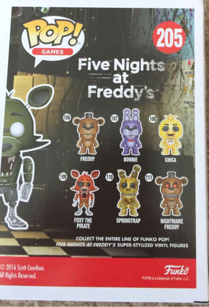 Phantom Foxy - Five Nights at Freddy’s vinyl figure collectible [Barcode 889698138710] - Main Image 2