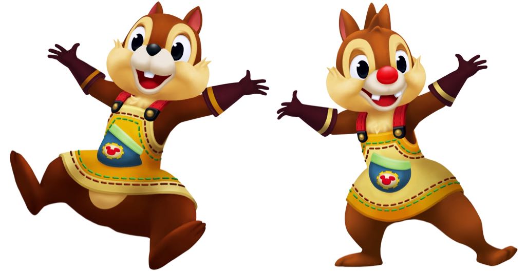 Chip and Dale - Kingdom Hearts vinyl figure collectible [Barcode 889698123662] - Main Image 2