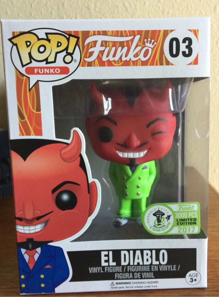 El Diablo (Green) - Funko vinyl figure collectible [Barcode 889698126021] - Main Image 2