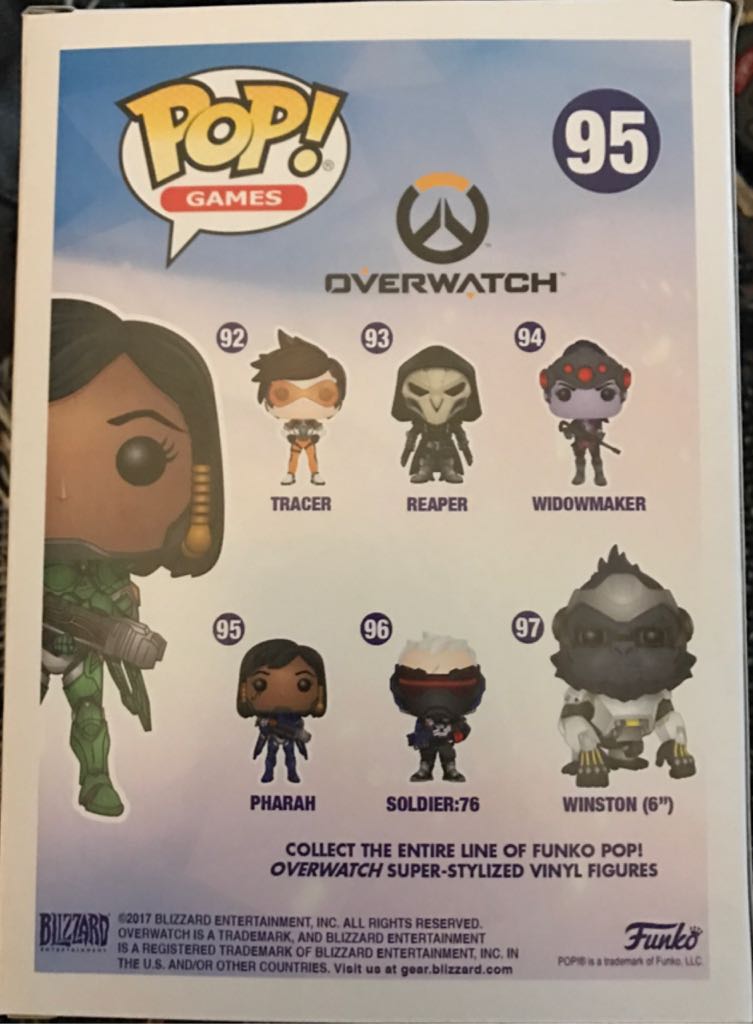 Pharah Emerald - Overwatch vinyl figure collectible [Barcode 889698135405] - Main Image 2
