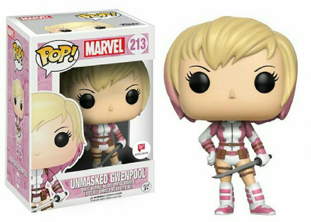 Unmasked Gwenpool - Spider-Man vinyl figure collectible [Barcode 889698139588] - Main Image 2