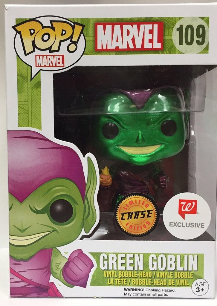 Green Goblin (metallic) Chase  vinyl figure collectible - Main Image 2