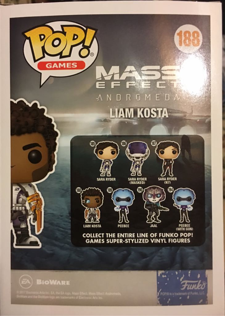 Liam Kosta - Mass Effect vinyl figure collectible [Barcode 889698123105] - Main Image 2