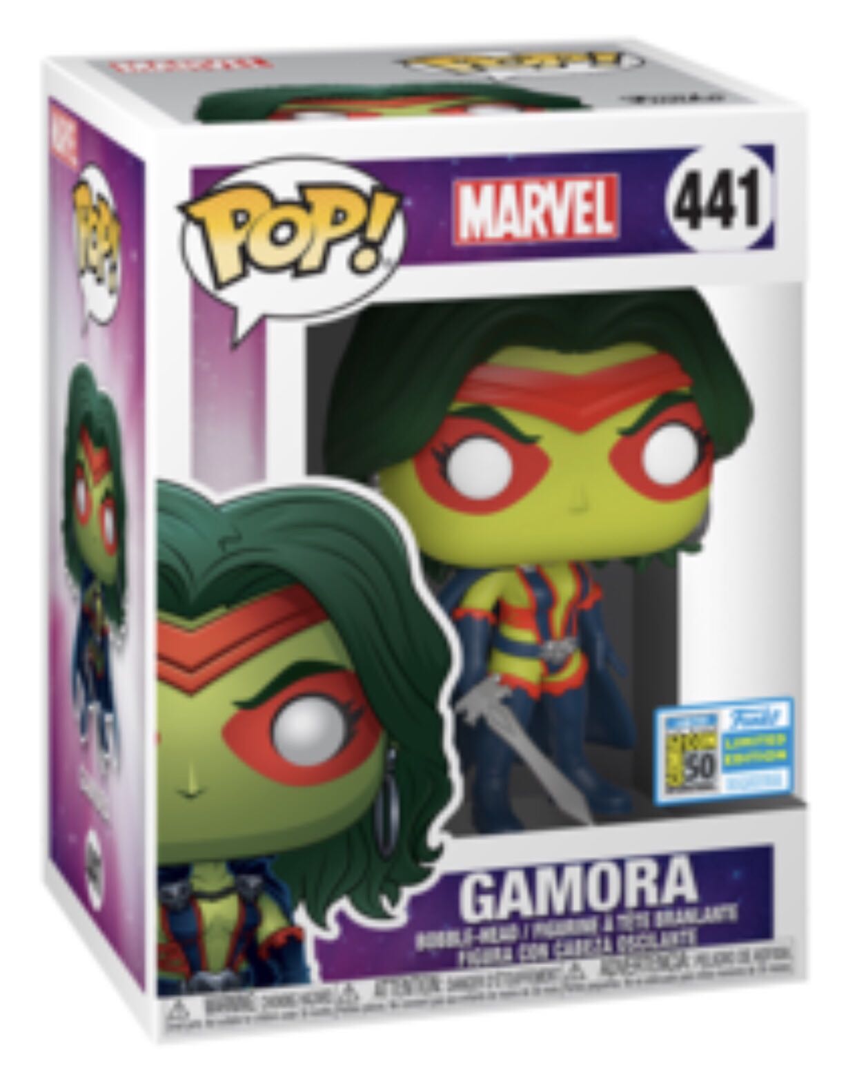 Gamora $10-$25 - Marvel Universe vinyl figure collectible - Main Image 3