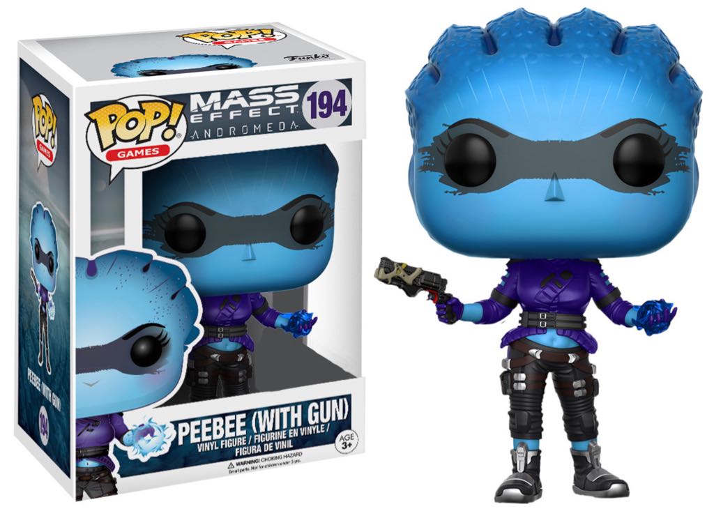 Peebee (With Gun) - Mass Effect vinyl figure collectible [Barcode 889698137171] - Main Image 2