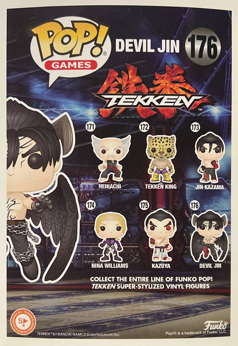 Tekken - Devil Jin - Tekken vinyl figure collectible [Barcode 889698128490] - Main Image 3