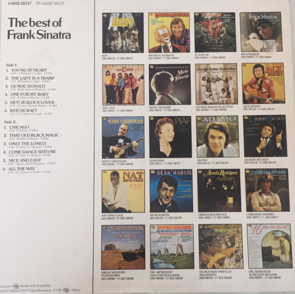 The best of Frank Sinatra  vinyl figure collectible - Main Image 2