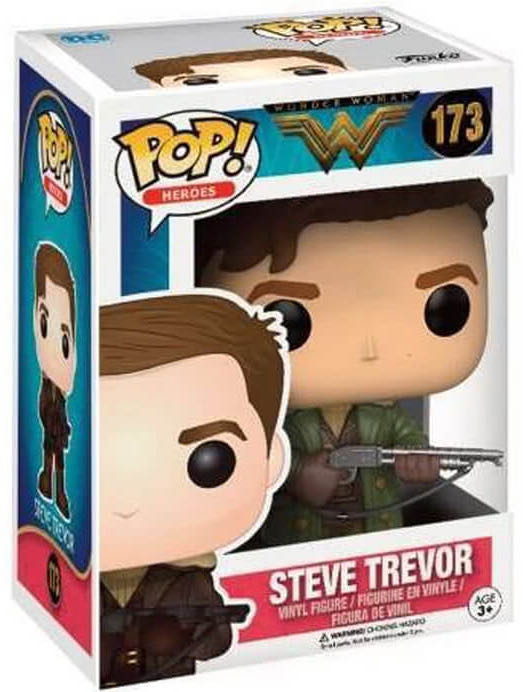 DCWBWW1 173 Steve Trevor - Wonder Woman vinyl figure collectible [Barcode 889698125420] - Main Image 3