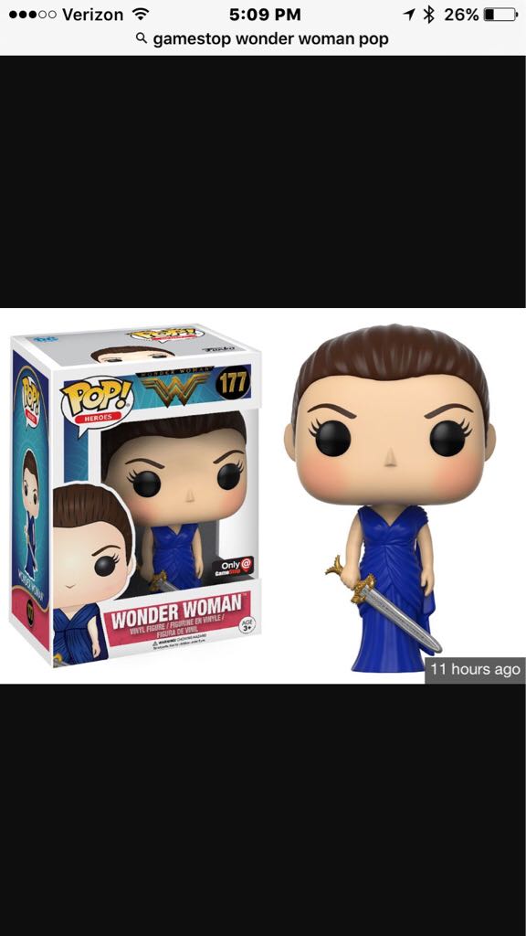 Wonder Woman - Wonder Woman vinyl figure collectible [Barcode 889698125444] - Main Image 1