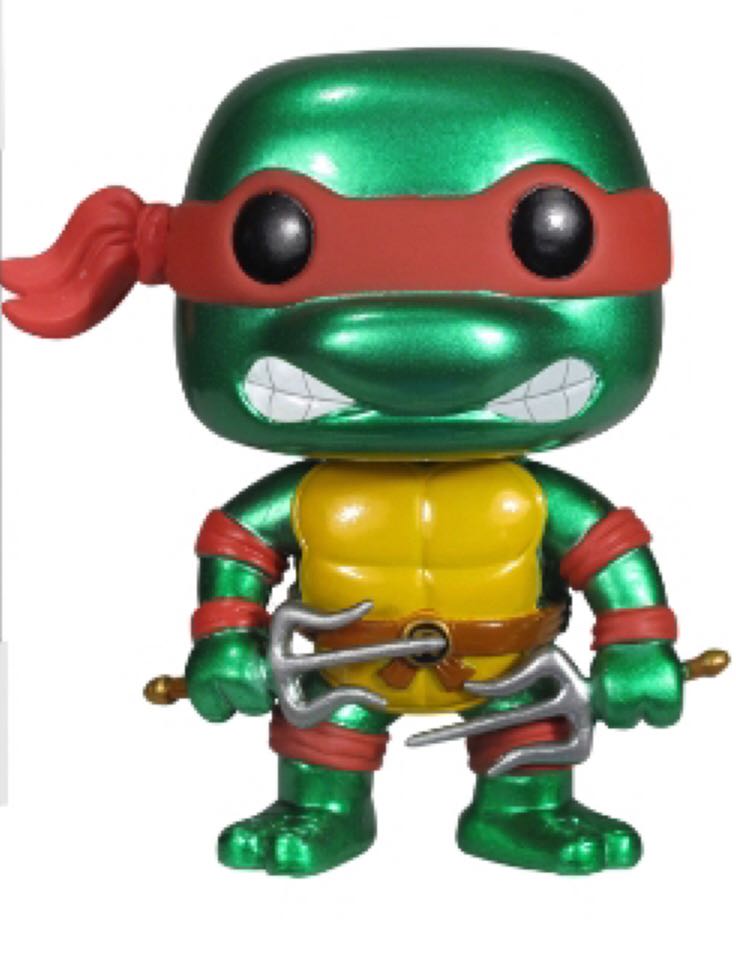 Raphael (Metallic) - Teenage Mutant Ninja Turtles vinyl figure collectible [Barcode 830395034980] - Main Image 2