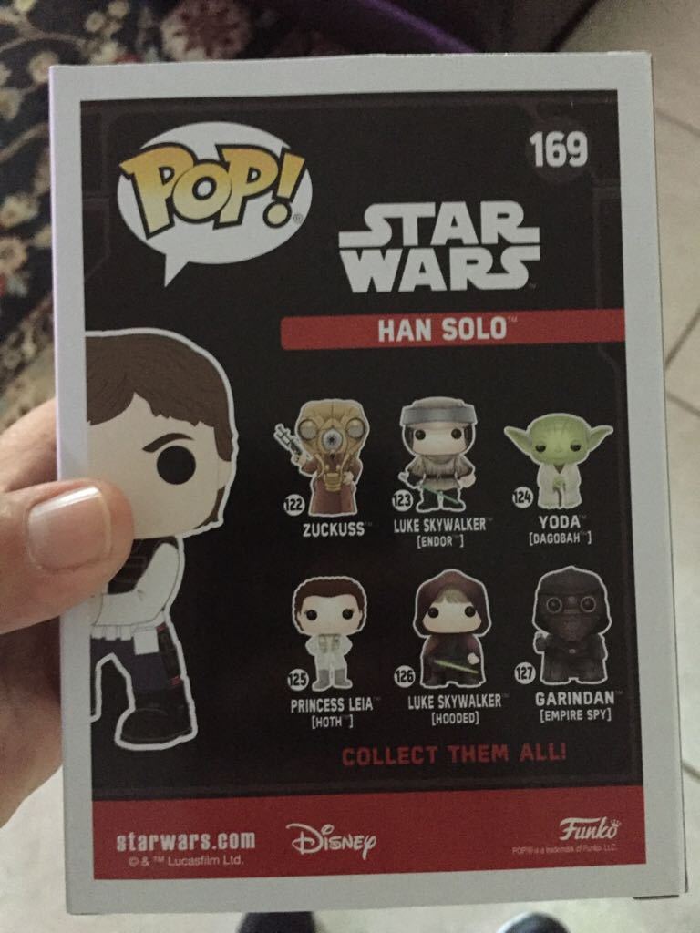 Han Solo - Star Wars vinyl figure collectible [Barcode 889698118415] - Main Image 2