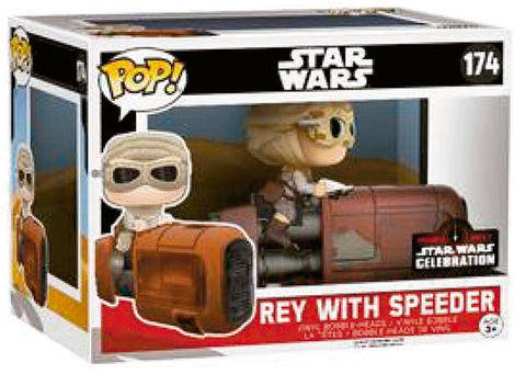 Rey With Speeder - Star Wars vinyl figure collectible [Barcode 889698126106] - Main Image 3