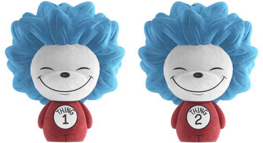 Thing 1 And Thing 2 (Flocked) - Dr. Seuss vinyl figure collectible [Barcode 889698130288] - Main Image 2