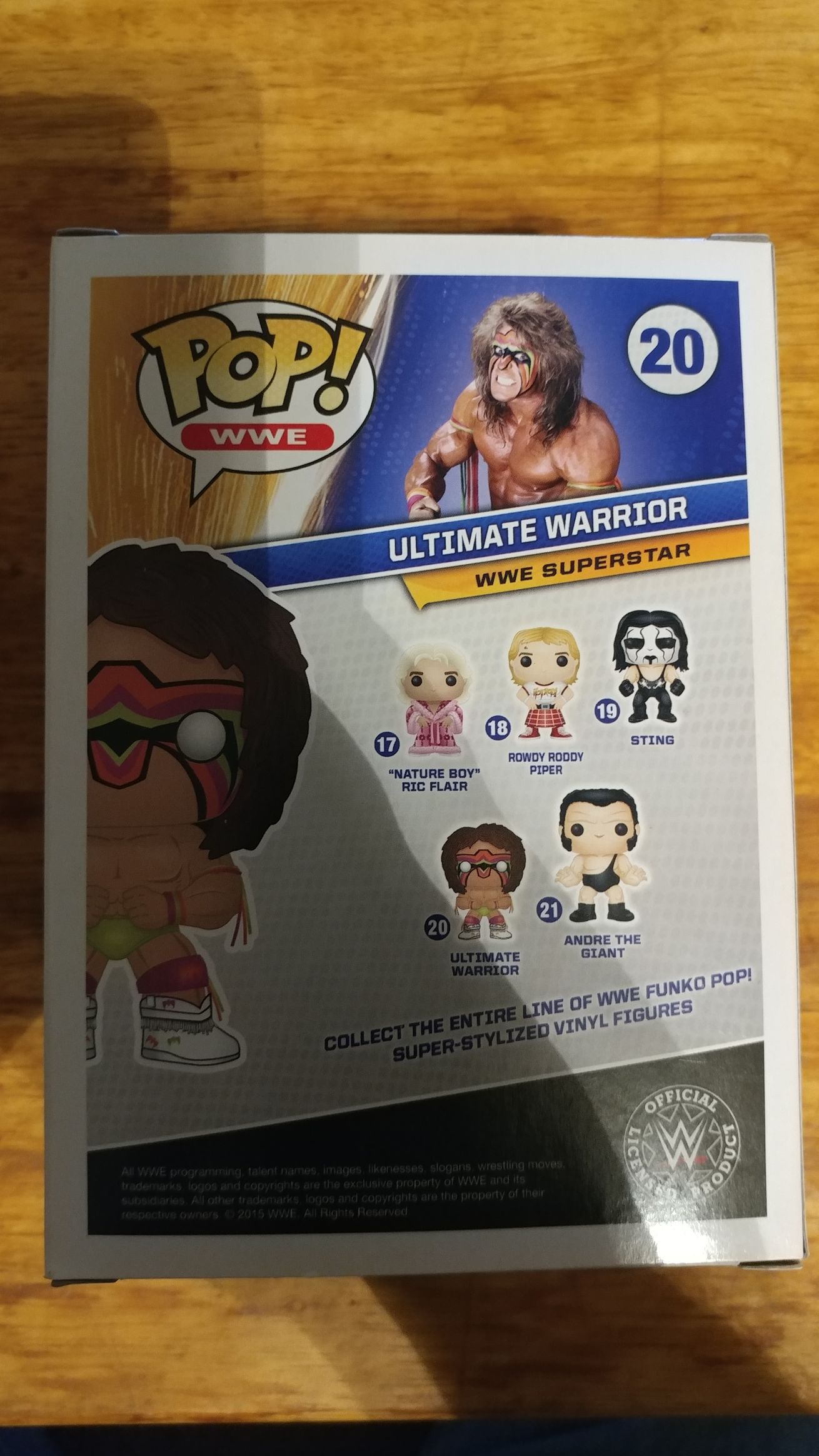 Ultimate Warrior - WWE vinyl figure collectible [Barcode 84984173] - Main Image 2