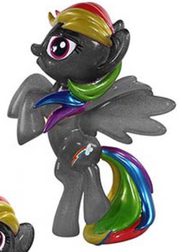 [Glitter Noir] Rainbow Dash (Hikari) - My Little Pony vinyl figure collectible [Barcode 849803060305] - Main Image 2