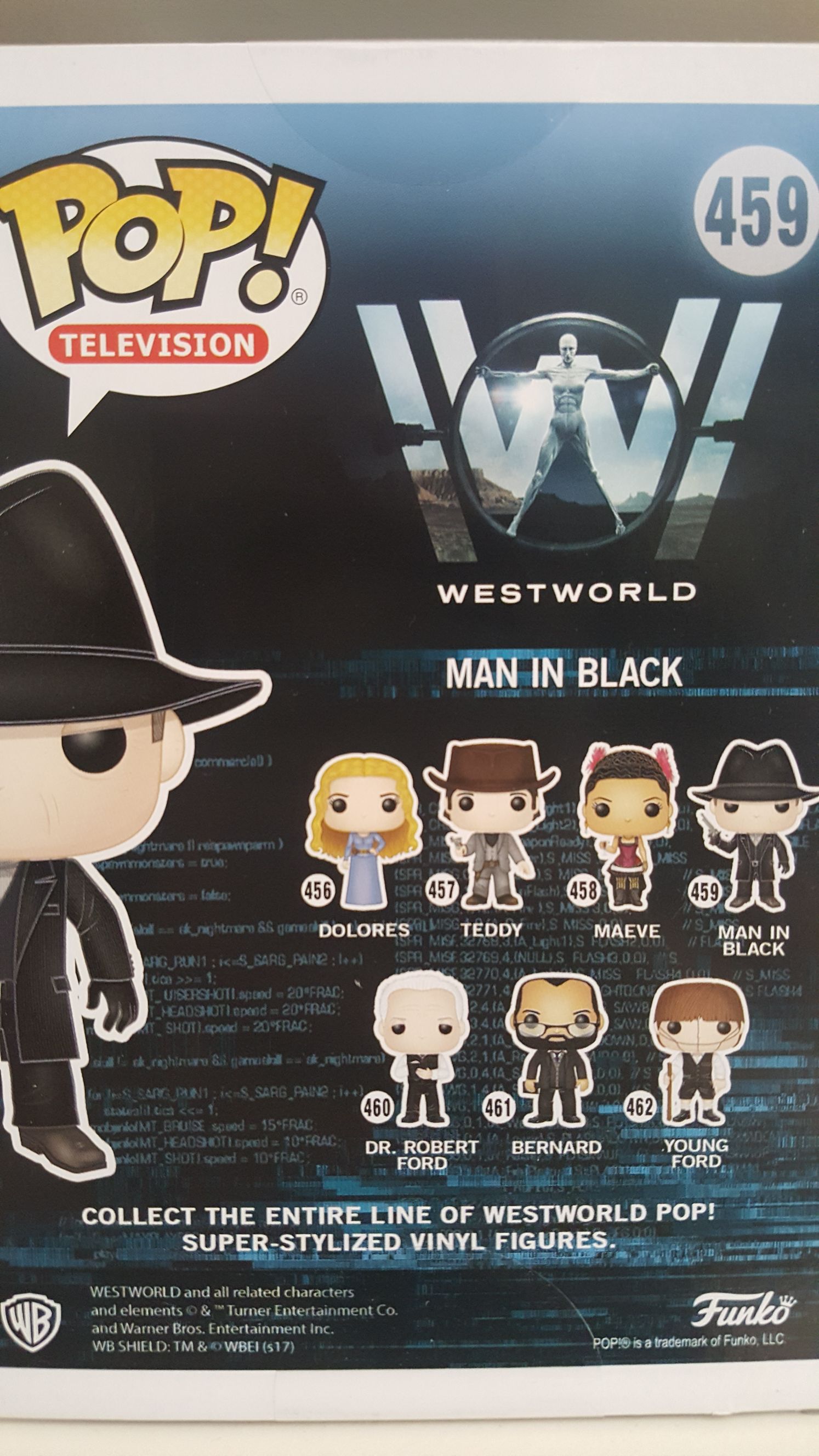 Man in Black - Westworld vinyl figure collectible [Barcode 889698135269] - Main Image 2