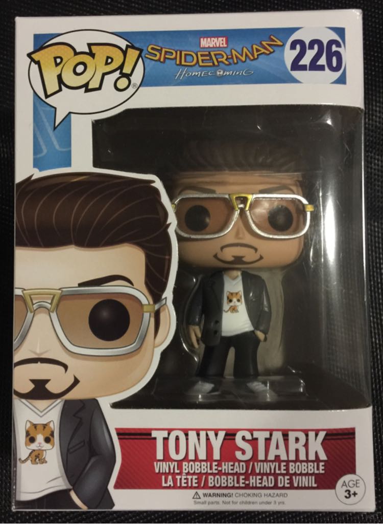 Tony Stark - Spider-Man vinyl figure collectible [Barcode 889698143530] - Main Image 2