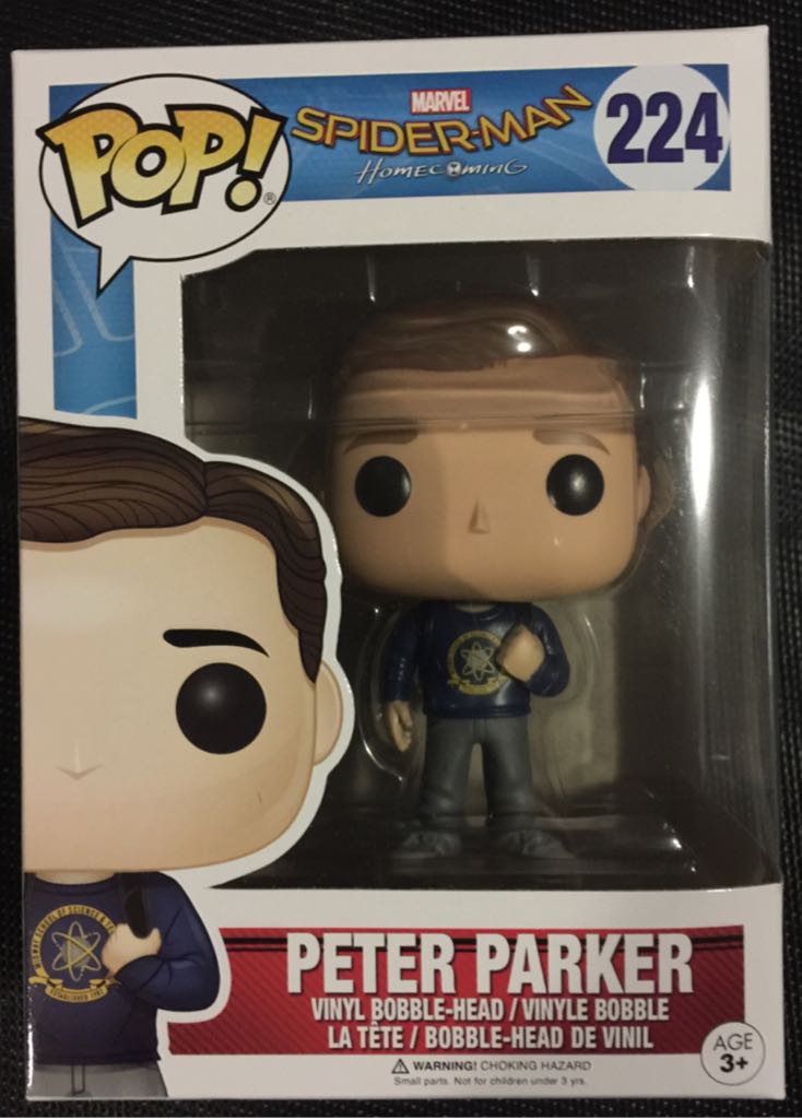 224 Spider-Man Homecoming: Peter Parker - Marvel Universe vinyl figure collectible [Barcode 889698131087] - Main Image 2