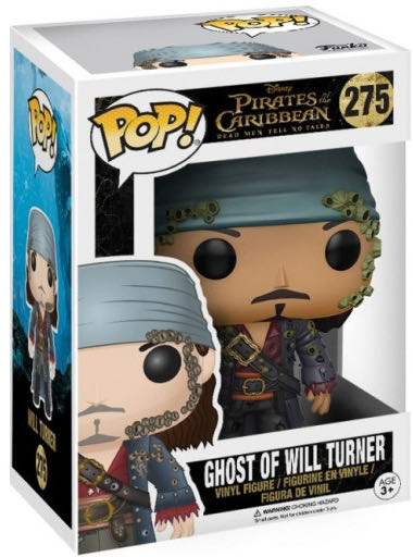 Ghost Of Will Turner - Pirates of the Caribbean vinyl figure collectible [Barcode 889698128063] - Main Image 3