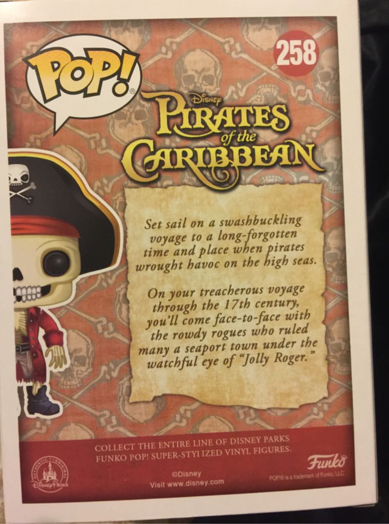 Jolly Roger - Pirates of the Caribbean vinyl figure collectible [Barcode 849803090128] - Main Image 2
