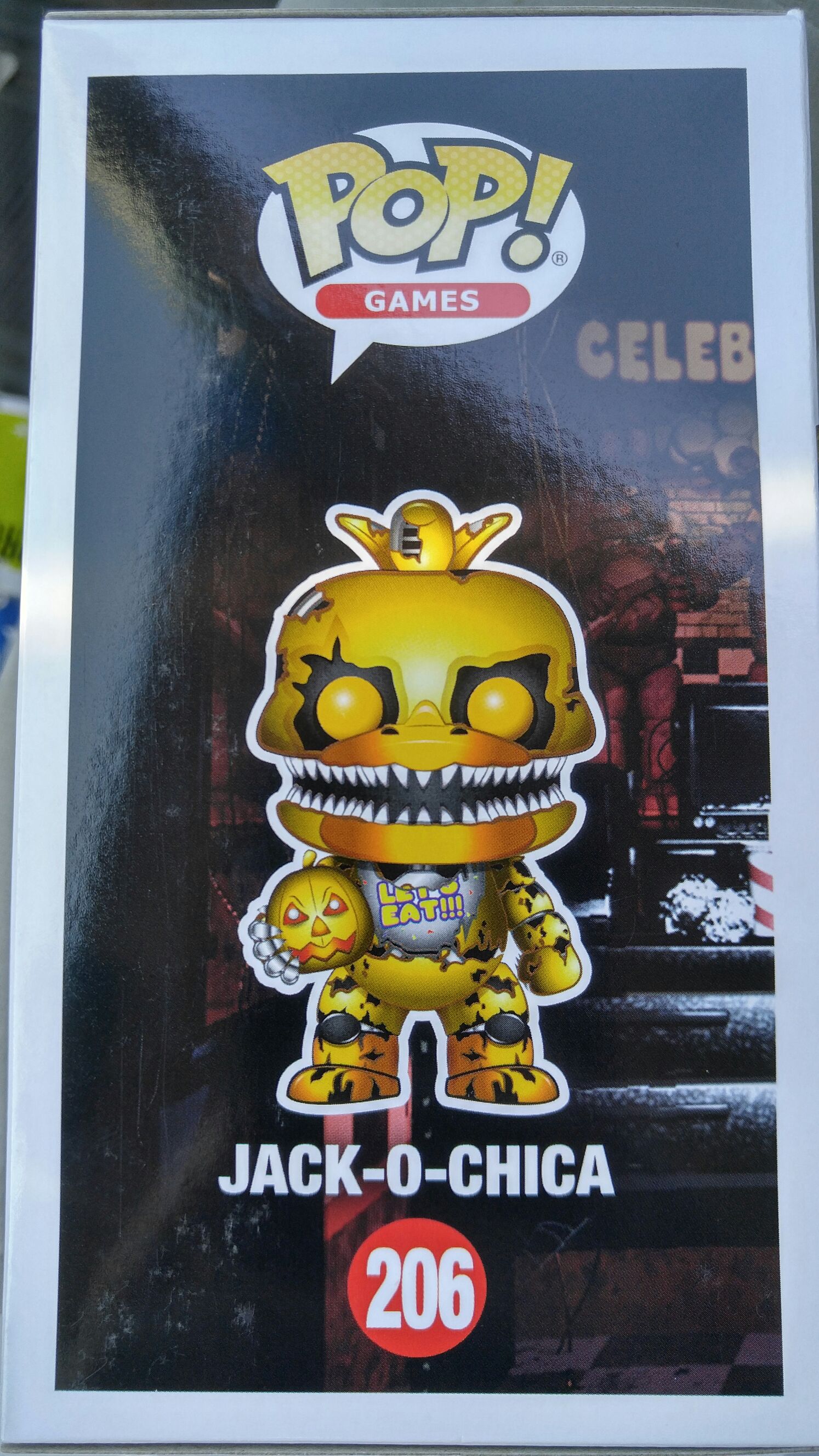 Jack-O-Chica - Five Nights at Freddy’s vinyl figure collectible [Barcode 889698137379] - Main Image 2