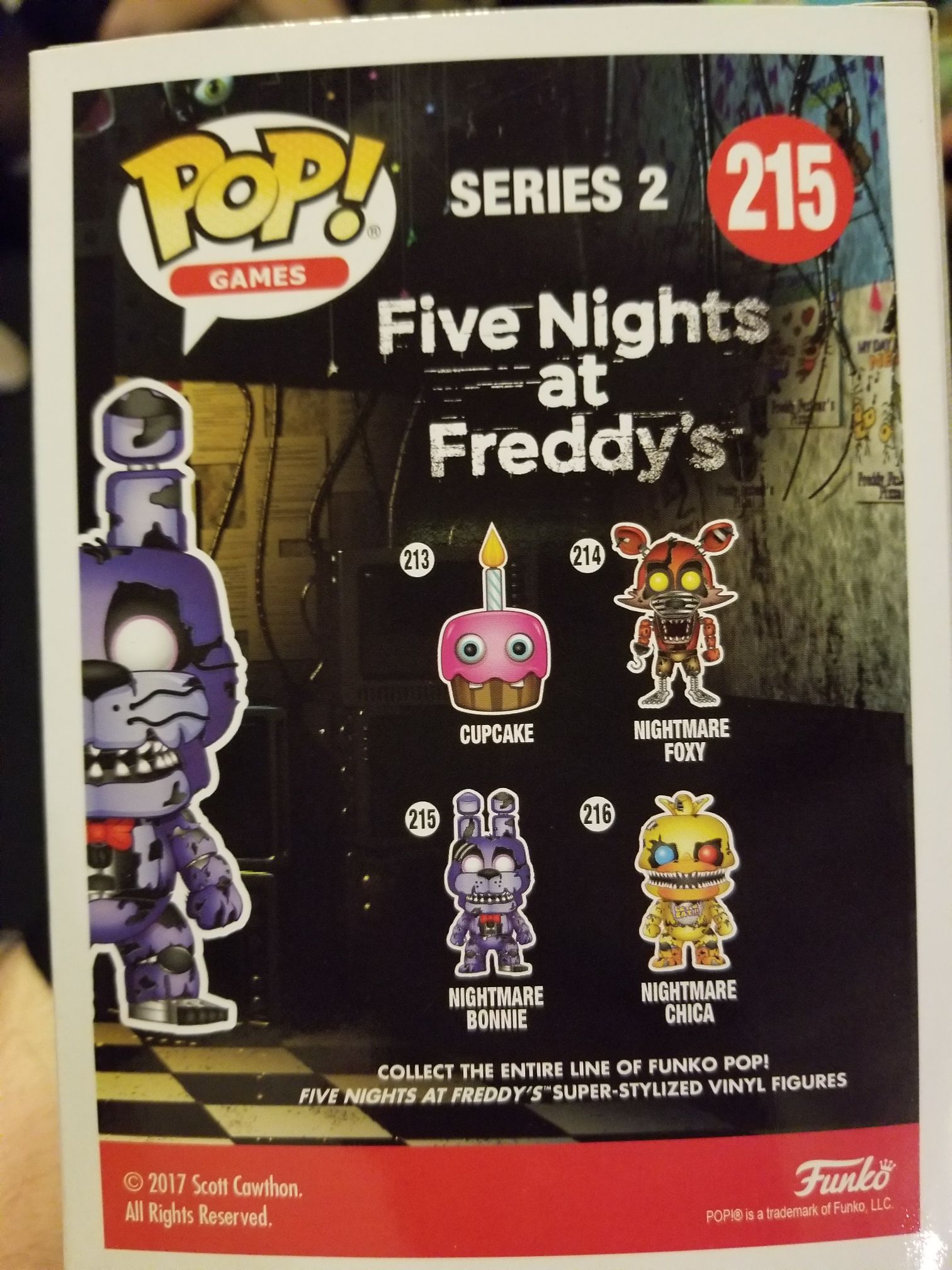 Nightmare Bonnie - Five Nights at Freddy’s vinyl figure collectible [Barcode 889698137355] - Main Image 2