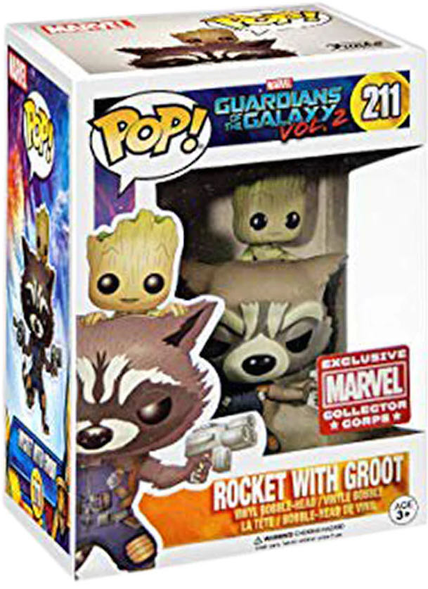 Rocket With Groot (Marvel’s Collector’s Corp) - Guardians of the Galaxy Vol. 2 vinyl figure collectible - Main Image 3
