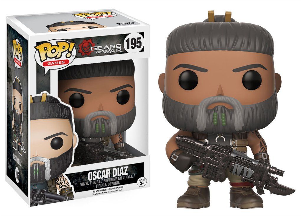 Oscar Diaz - Gears of War vinyl figure collectible [Barcode 889698121873] - Main Image 2