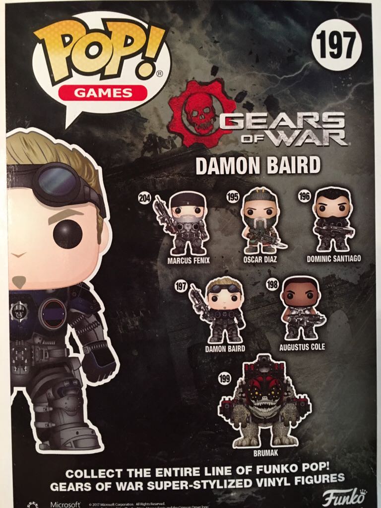 Damon Baird - Gears of War vinyl figure collectible [Barcode 889698121903] - Main Image 2