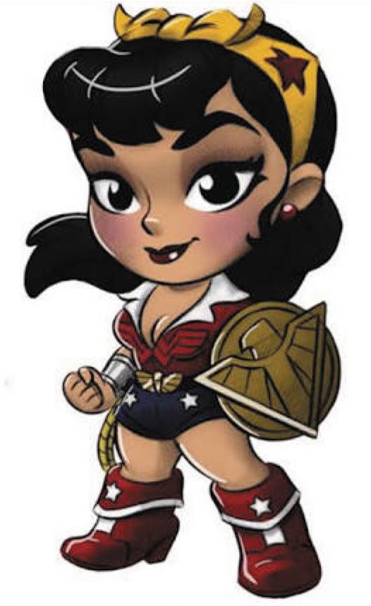 Lil Bombshell Wonder Woman  vinyl figure collectible [Barcode 814552024724] - Main Image 2