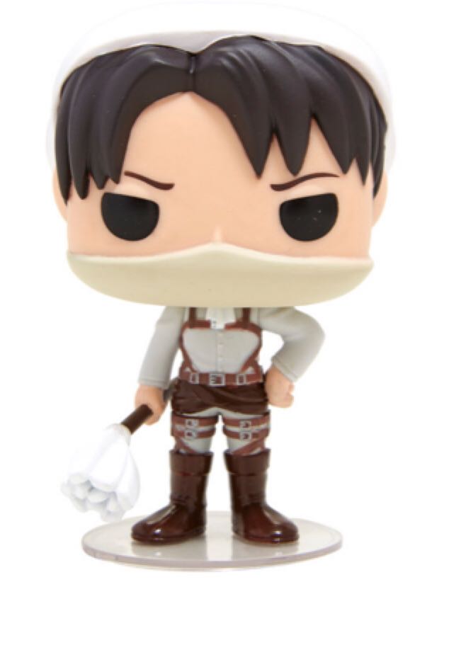 Cleaning Levi Pop! 239 - Attack on Titan vinyl figure collectible [Barcode 889698142915] - Main Image 2