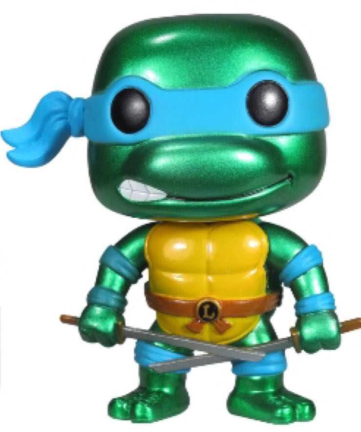 Leonardo (Metallic) - Teenage Mutant Ninja Turtles vinyl figure collectible [Barcode 830395034973] - Main Image 2