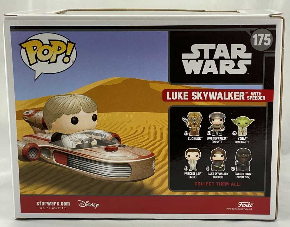 Luke Skywalker with Speeder - Star Wars vinyl figure collectible - Main Image 4