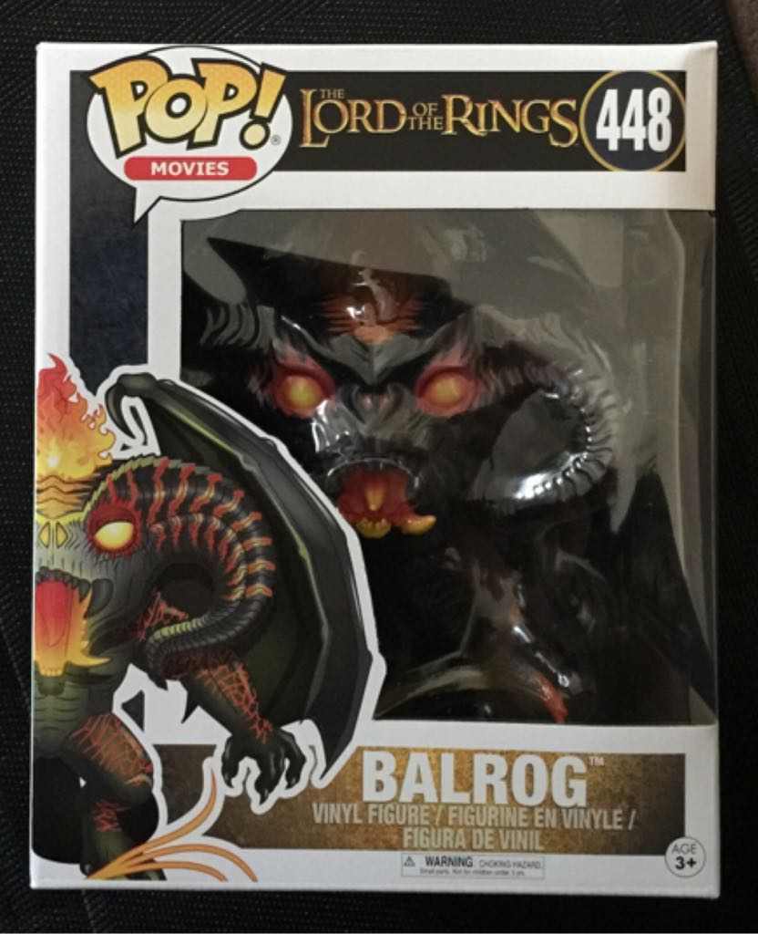 Lord Of The Rings:  448 Balrog - The Lord of the Rings vinyl figure collectible [Barcode 889698135566] - Main Image 2