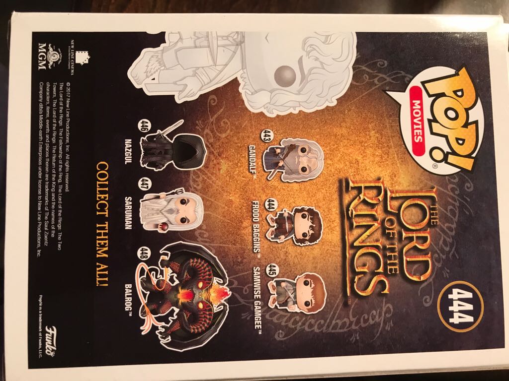 Frodo Baggins - The Lord of the Rings vinyl figure collectible [Barcode 889698135528] - Main Image 2