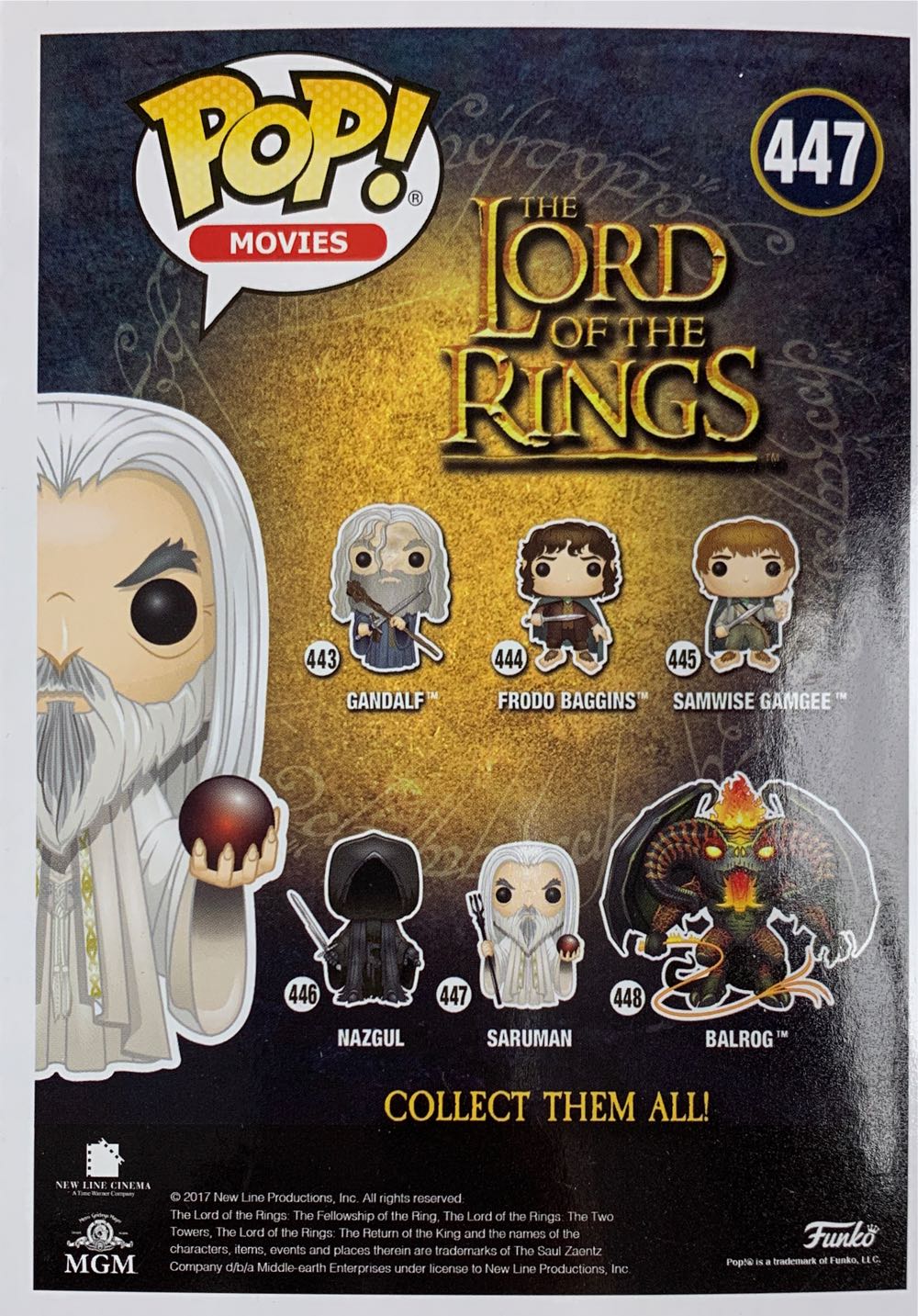 LotR -447- Saruman - The Lord of the Rings vinyl figure collectible [Barcode 889698135559] - Main Image 3