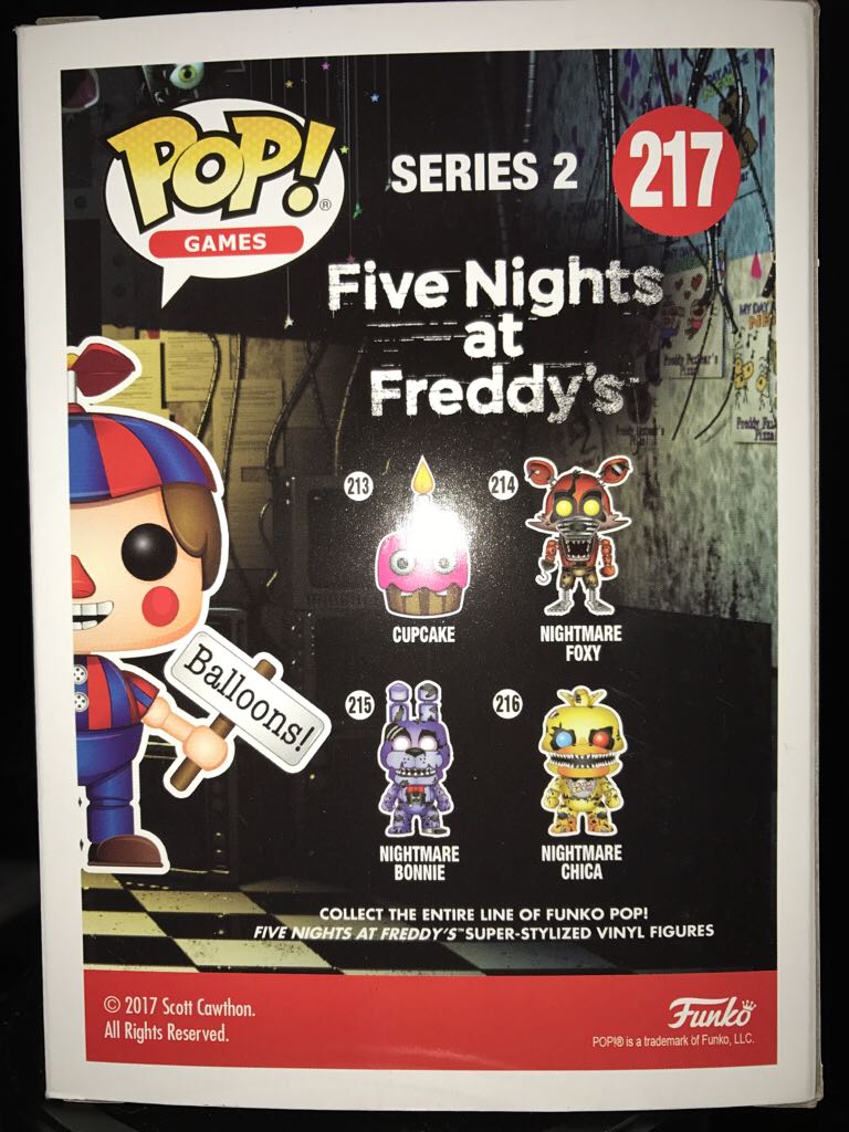 Balloon Boy - Five Nights at Freddy’s vinyl figure collectible [Barcode 889698141109] - Main Image 2