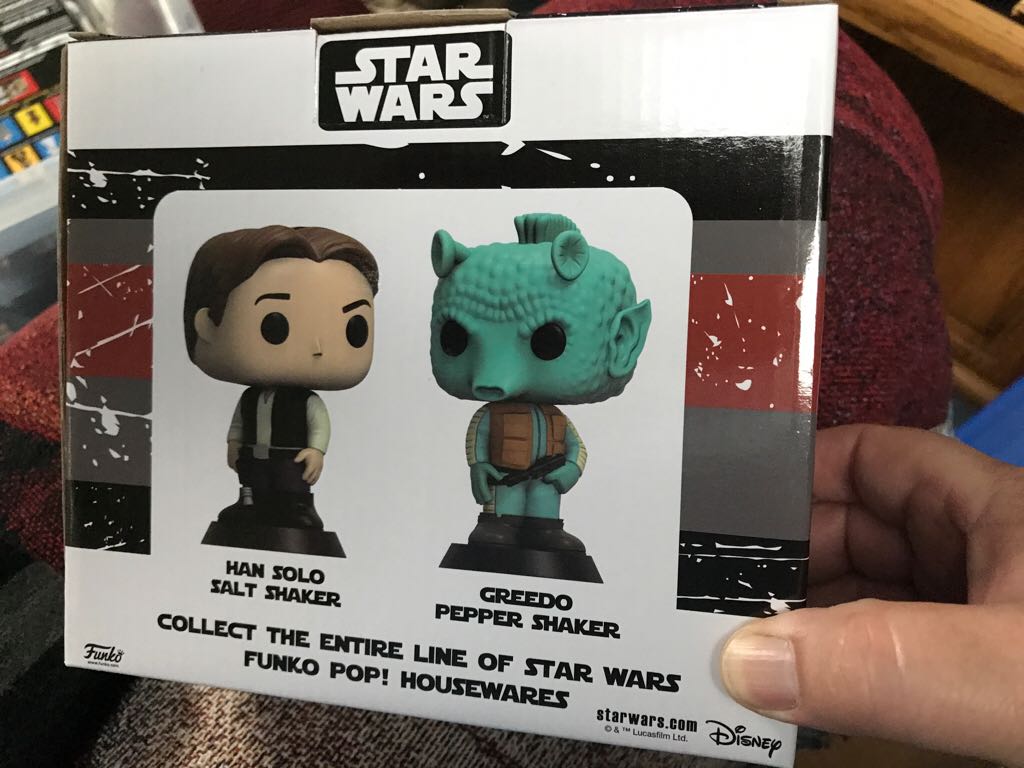 Han Solo & Greedo Salt & Pepper Shakers - Star Wars vinyl figure collectible - Main Image 2