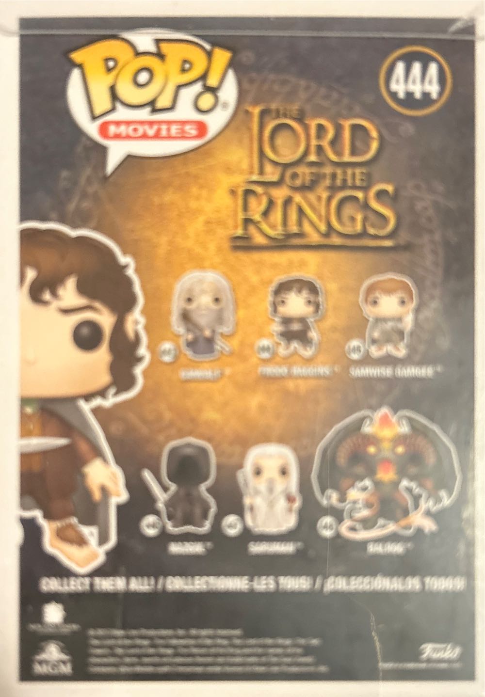 Pop Movies #444 Frodo Baggins Auto - The Lord of the Rings vinyl figure collectible - Main Image 4