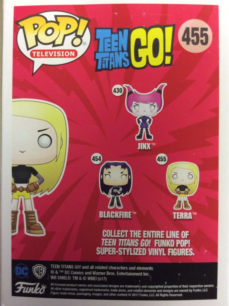 Terra - Teen Titans Go! vinyl figure collectible [Barcode 889698118101] - Main Image 2