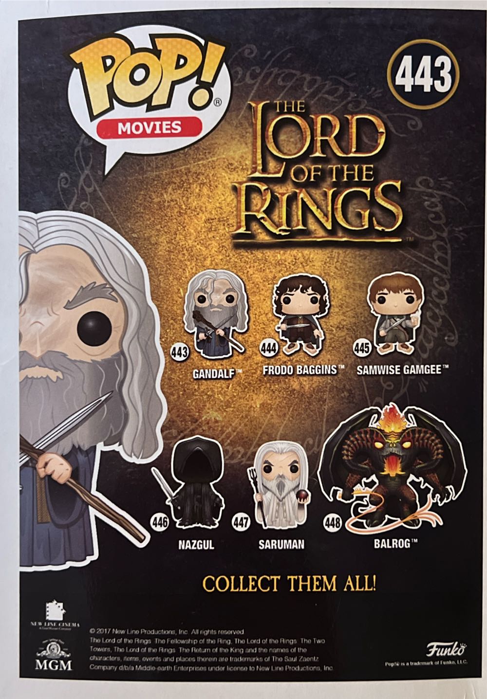Gandalf - The Lord of the Rings vinyl figure collectible - Main Image 3