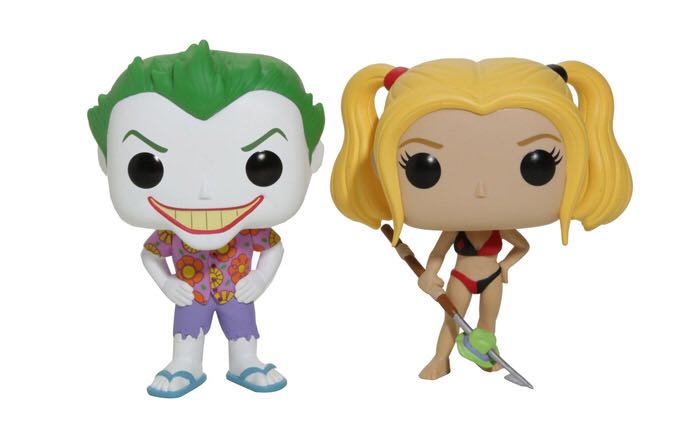 Joker (Beach) & Harley Quinn, The - Batman vinyl figure collectible [Barcode 889698142380] - Main Image 2