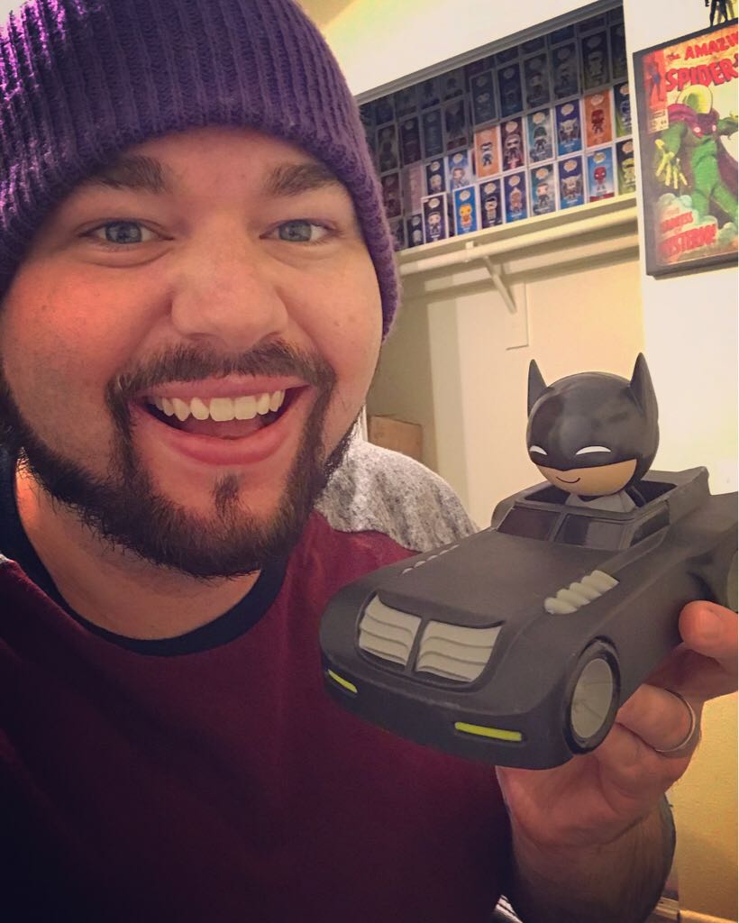 Batman with Batmobile  vinyl figure collectible - Main Image 2