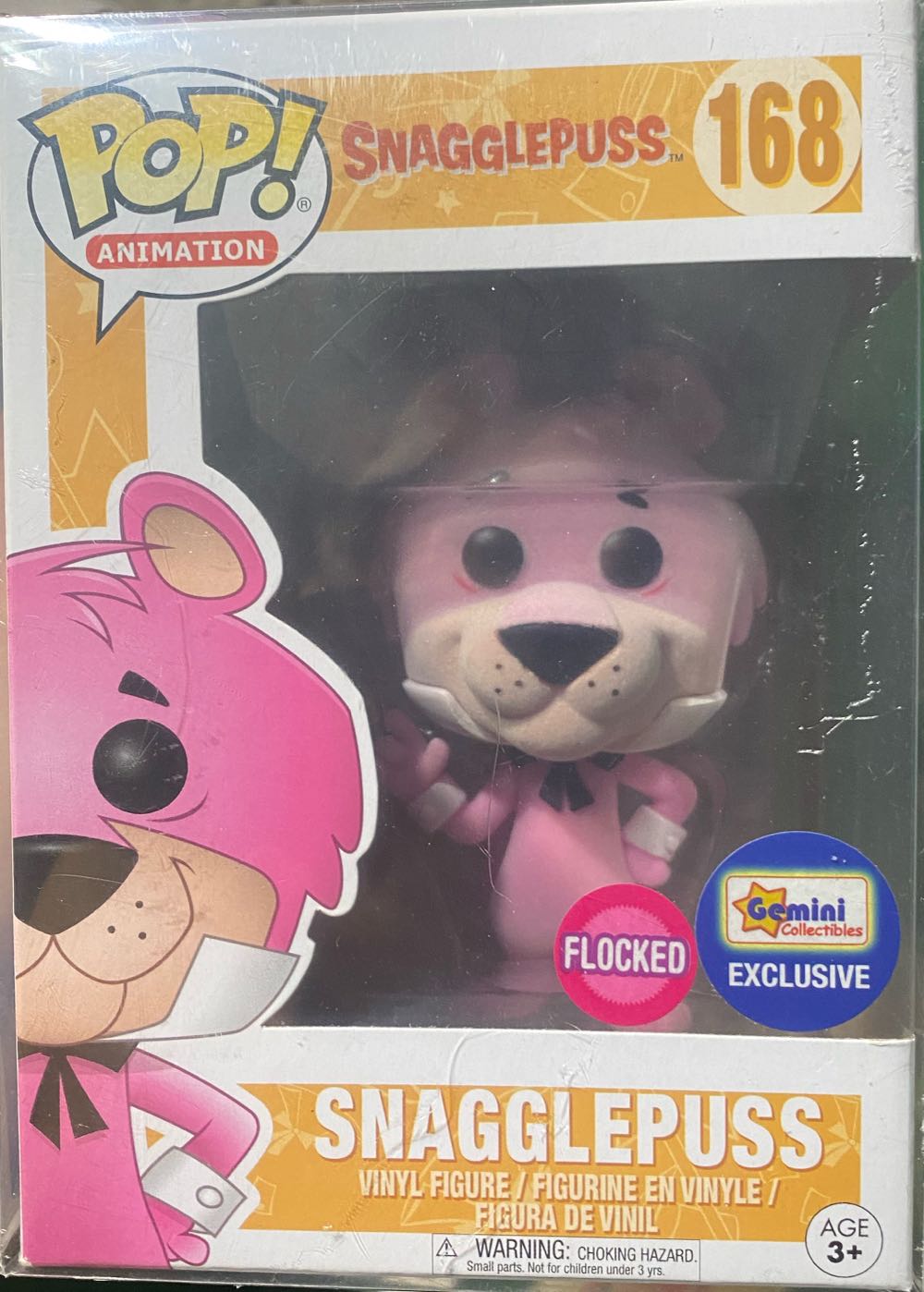 ✅ Snagglepuss (Flocked) - Hanna-Barbera vinyl figure collectible [Barcode 889698150293] - Main Image 3