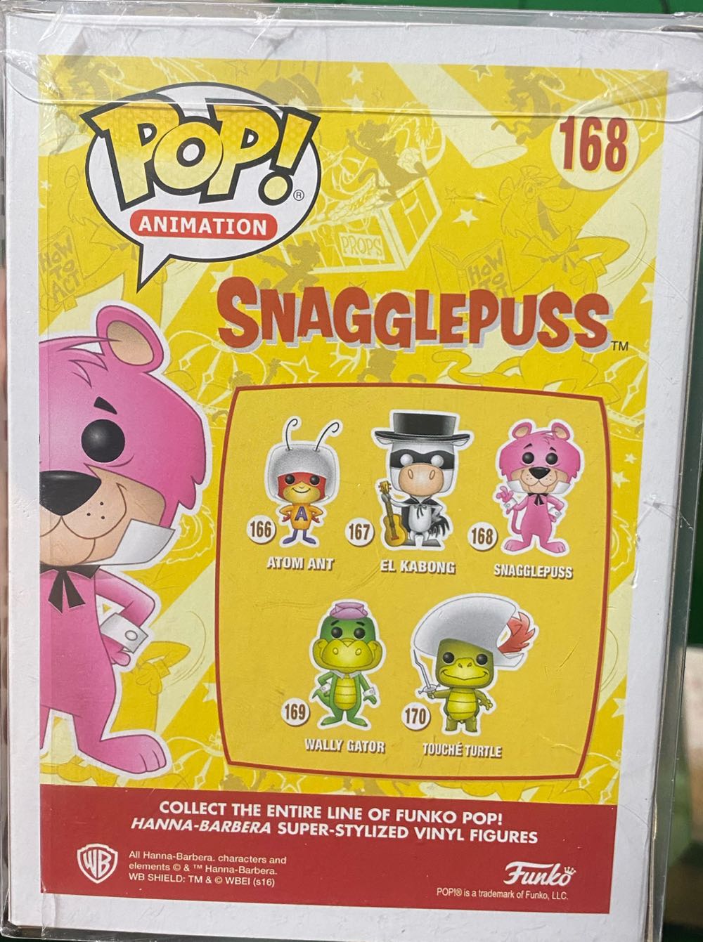 ✅ Snagglepuss (Flocked) - Hanna-Barbera vinyl figure collectible [Barcode 889698150293] - Main Image 4