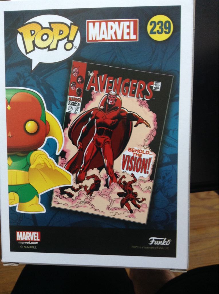 Marvel #239 Vision (Avengers #57) - Marvel Universe vinyl figure collectible - Main Image 2