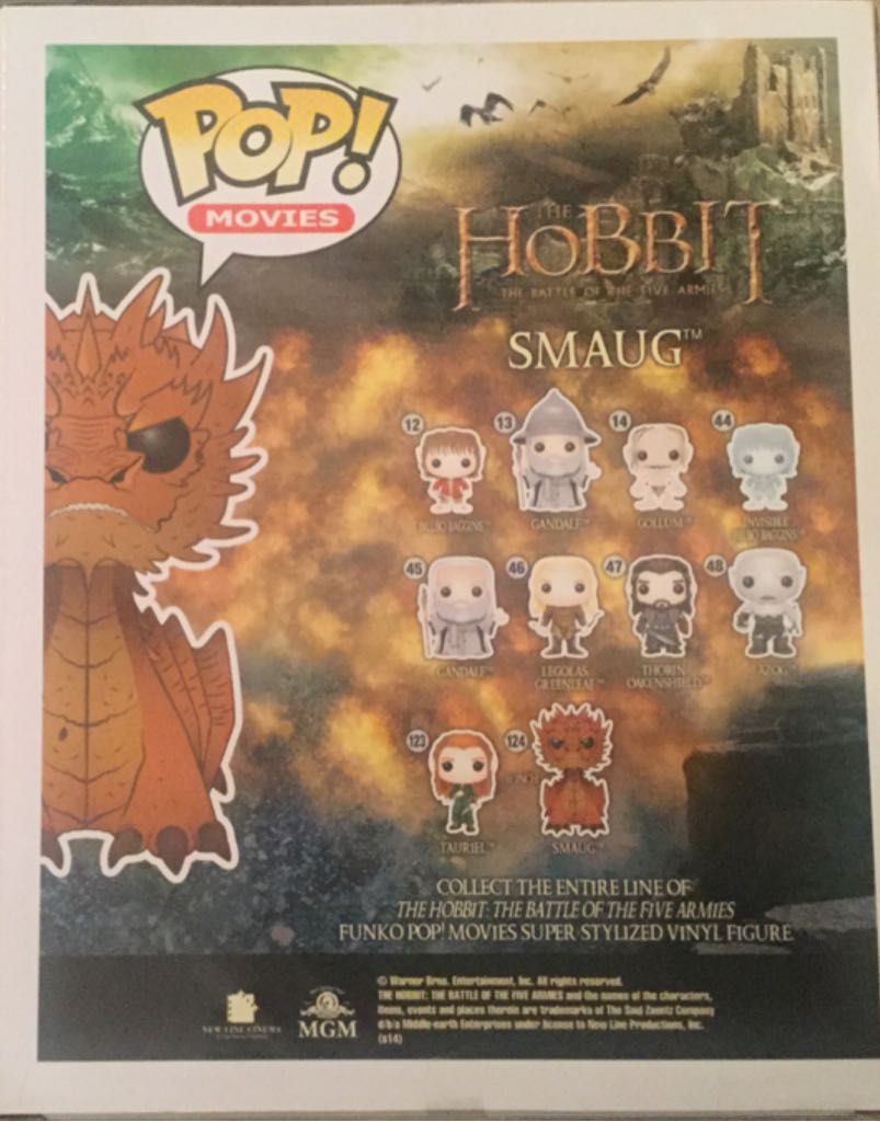 Pop Movies #124 Smaug - The Hobbit vinyl figure collectible - Main Image 2