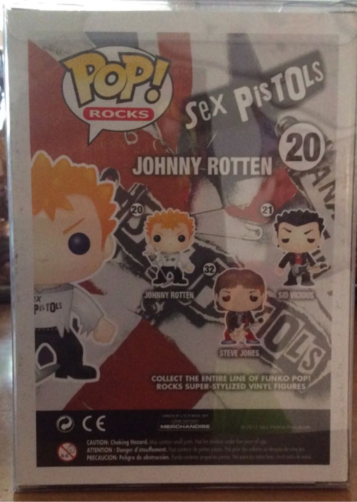 Johnny Rotten - Sex Pistols vinyl figure collectible [Barcode 4580279605152] - Main Image 2