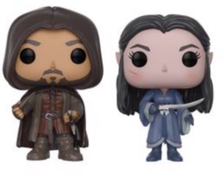 Aragorn & Arwen 2-Pack - The Lord of the Rings vinyl figure collectible [Barcode 889698135580] - Main Image 2