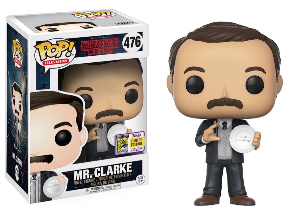 Stranger Things Mr. Clarke - Stranger Things vinyl figure collectible [Barcode 829698741763] - Main Image 2